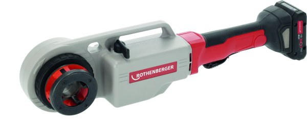 SUPERTRONIC 2000E z imadłem i głowicami BSPT R 1/2