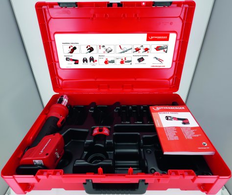 ROMAX NANO Hybrydowa zaciskarka bez akumulatora i ładowarki w ROCASE 6414 Rothenberger 1000005041