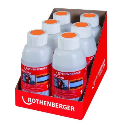 Środek chemiczny ROCLEAN do systemów grzejnikowych 6x1L (pakiet 6 butelek) Rothenberger 1500000200