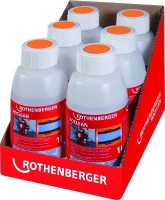 Środek chemiczny ROCLEAN do systemów grzejnikowych 6x1L (pakiet 6 butelek) Rothenberger 1500000200