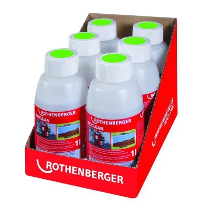 Środek chemiczny ROCLEAN do systemów ogrzewania podłogowego 6x1L (pakiet 6 butelek) Rothenberger 1500000201