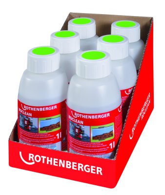 Środek chemiczny ROCLEAN do systemów ogrzewania podłogowego 6x1L (pakiet 6 butelek) Rothenberger 1500000201