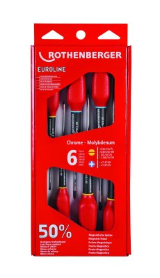 Zestaw śrubokrętów Phillips EUROLINE Rothenberger 73570