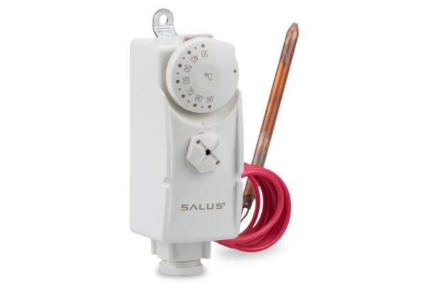 Przylgowy regulator temperatury z zewnętrznym czujnikiem Salus AT10F
