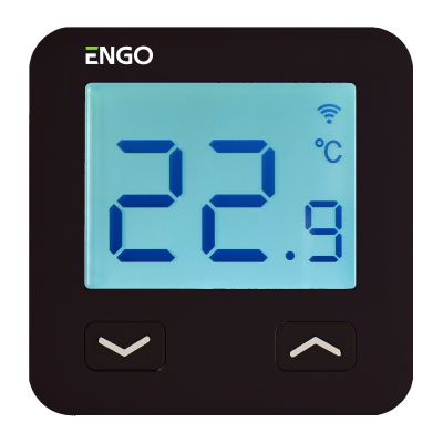 Internetowy regulator temperatury Wi-Fi 230V Czarny ENGO Controls 932312901