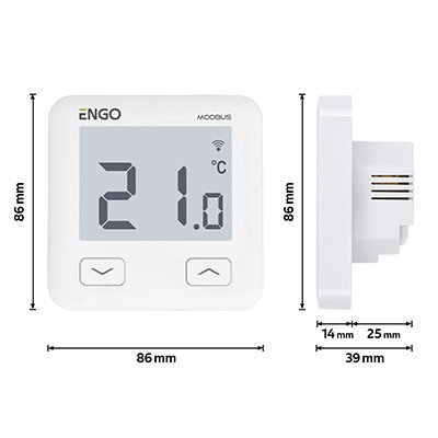 E10-MBUSW - Internetowy regulator temperatury Wi-Fi ENGO Controls 932332944