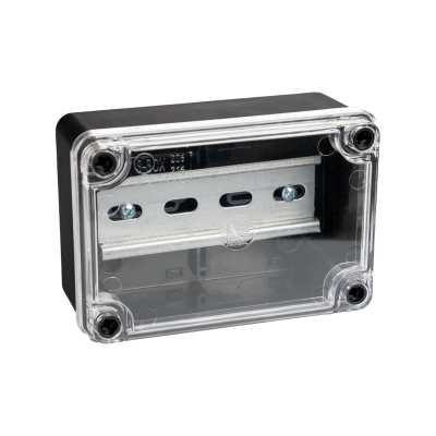 EBOX2 - Obudowa hermetyczna, natynkowa, IP65, 129mm x 89mm x 55mm (szer. x wys. x gł.) do przekaźników: EREL-16ZB / EREL-16WIFI / EROL-ZB / EROL-WIFI / EMOD-ZB ENGO Controls 932382505