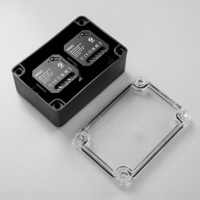 EBOX2 - Obudowa hermetyczna, natynkowa, IP65, 129mm x 89mm x 55mm (szer. x wys. x gł.) do przekaźników: EREL-16ZB / EREL-16WIFI / EROL-ZB / EROL-WIFI / EMOD-ZB ENGO Controls 932382505