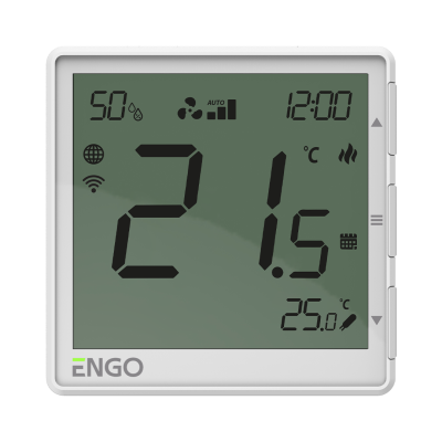 EFAN-24W - Internetowy, podtynkowy regulator klimakonwektorów, Wi-Fi, 24V ENGO Controls 932310558