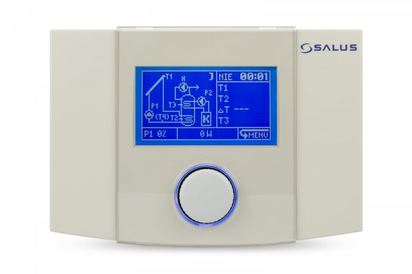 Regulator do kolektorów solarnych z wyświetlaczem LCD (12 schematów) + PWM Salus PCSOL201