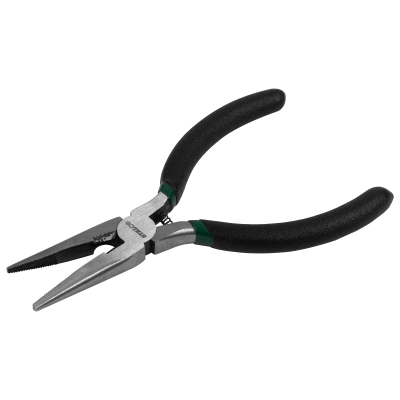 Szczypce wydłużone proste mini STALCO S-14235