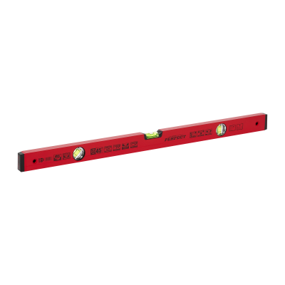 Poziomnica aluminiowa 80cm / 45° czerwona STALCO PERFECT S-65157