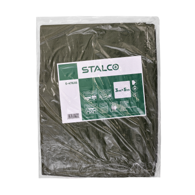 Plandeka impregnowana 3x5m 90g/m2 STALCO S-47635