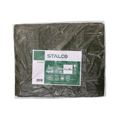 Plandeka impregnowana 4x6m 90g/m2 STALCO S-47646