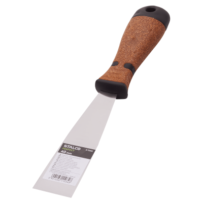 Szpachla malarska korkowa 40mm stal nierdz. STALCO PERFECT S-73361