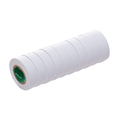 Taśma izolacyjna 19mm x 20m biała STALCO S-38720