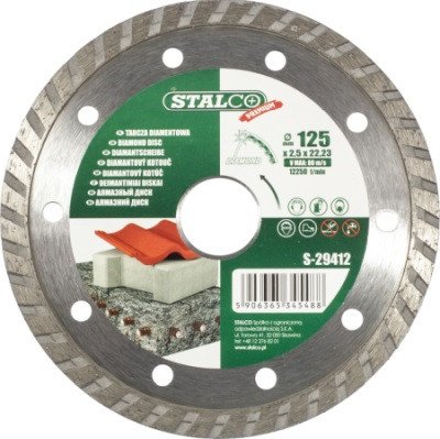 Tarcza diamentowa turbo 125mm. STALCO S-29412