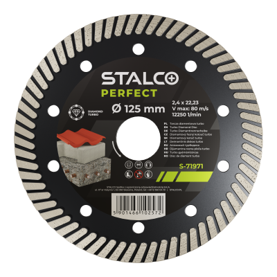 Tarcza diamentowa turbo 125mm STALCO PERFECT S-71971