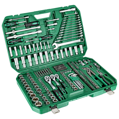 Zestaw kluczy nasadowych i narzędzi 1/4”+3/8”+1/2” 237 elem. opakowanie BMC STALCO S011100237