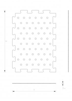 Podkład XPS Rapid 500x1000x3 mm (5m2) TIA F-065554