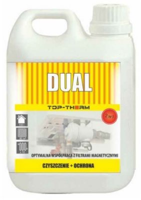 DUAL - Inhibitor korozji + cleaner (2 w 1) do stosowania z filtrami magnetycznymi poj. 10 litr Top-Therm XSDULP10