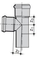 AS Trójnik 100x56/87st. Wavin 3074669