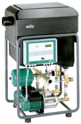 Automatyczna instalacja do zasilania wody deszczowej AF 150-2 MC 604, R11/4/R11/2,230V, 1.09kW Wilo 2531206