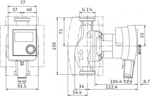 Pompa cyrkulacyjna STRATOS PICO-Z 20/1-4 Wilo 4216470